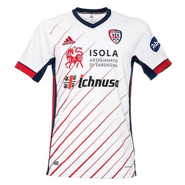 Tailandia Camiseta Cagliari Calcio Segunda Equipación 2020-2021 Blanco